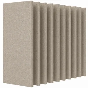 1.22x2.42m (4x8ft) RAW-018 Dark Camel Standard PET Acoustic Raw Sheet for CNC Routing - Non-Adhesive